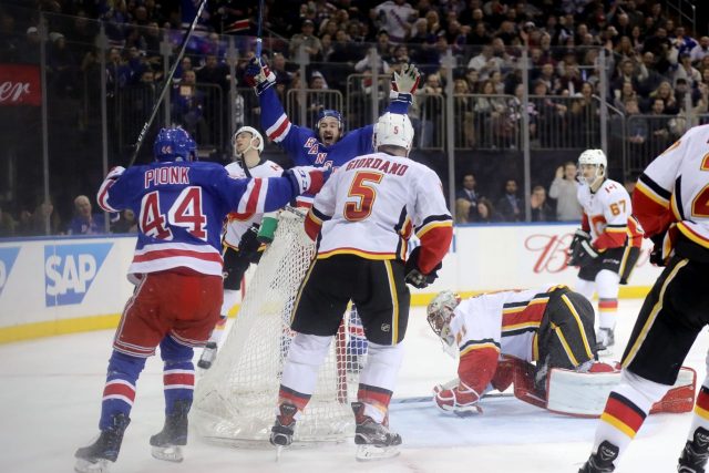 New York Rangers put out the Flames, defeat Calgary 4-3
