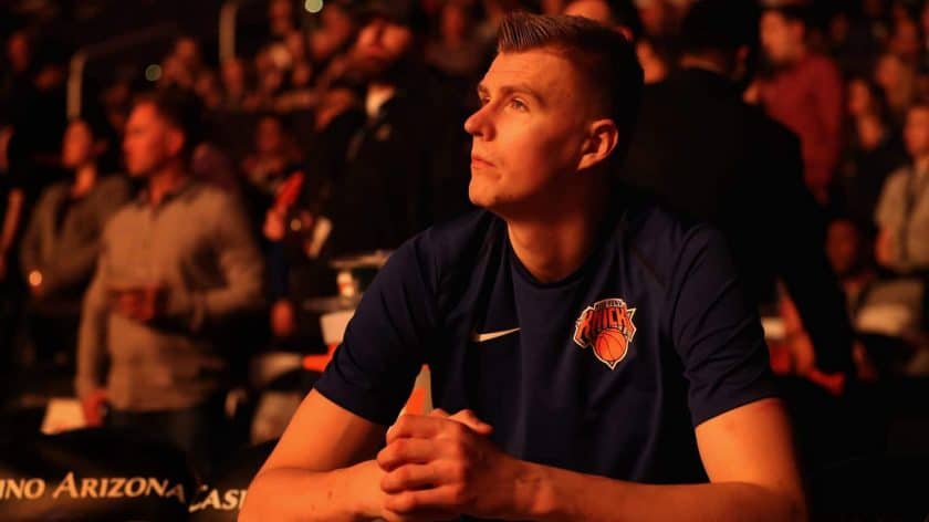 Clocking all of the emotions felt through the Kristaps Porzingis injury