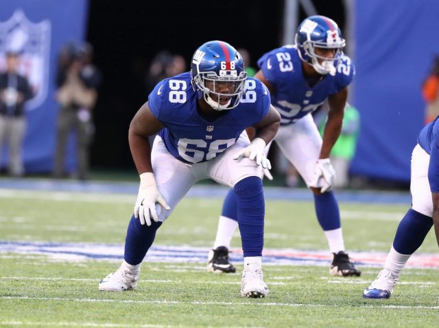 New York Giants waive offensive lineman Bobby Hart