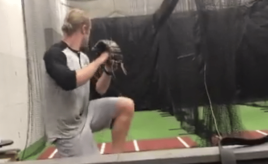 New York Mets SP Noah Syndergaard showcases bullpen session (Video)
