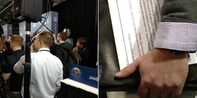 And the winner is: Tom Brady’s MVP acceptance speech leaks