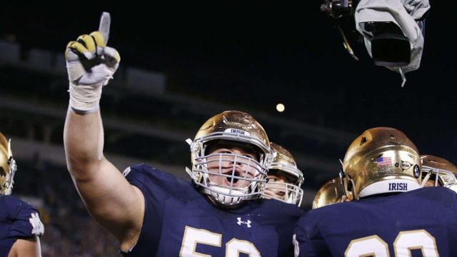 Giants possibility of Quenton Nelson