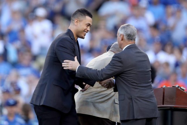 Giancarlo Stanton arrives at Yankees camp early, addresses media (Video)