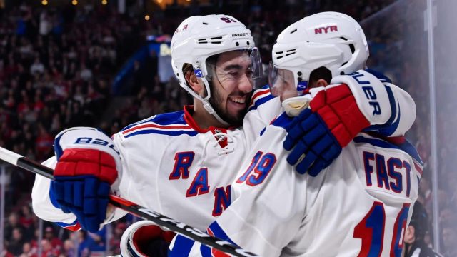 New York Rangers Jesper Fast on top line