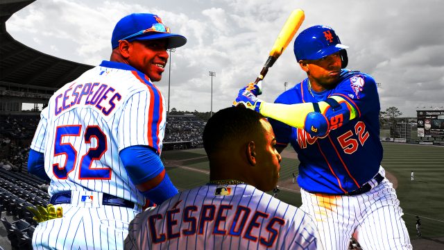 New York Mets OF Yoenis Cespedes showcases that filthy arm (Video)