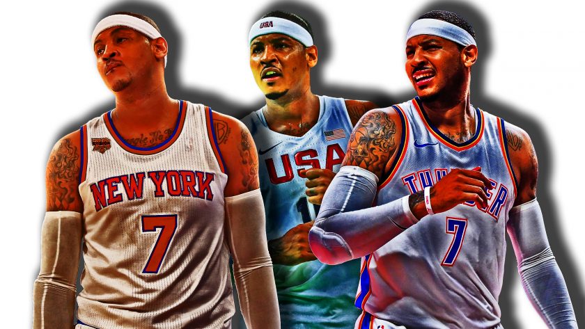 New York Knicks: Carmelo Anthony’s recent bench quote is beyond out of control