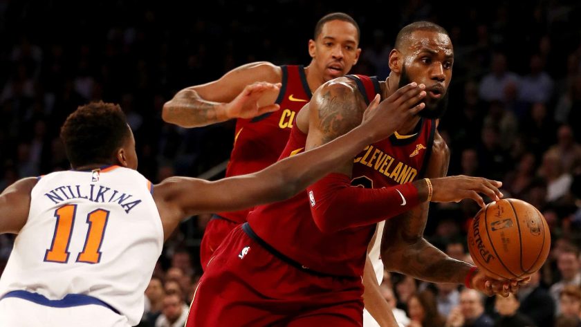 LeBron James is high on New York Knicks’ Frank Ntilikina, neutral on billboard