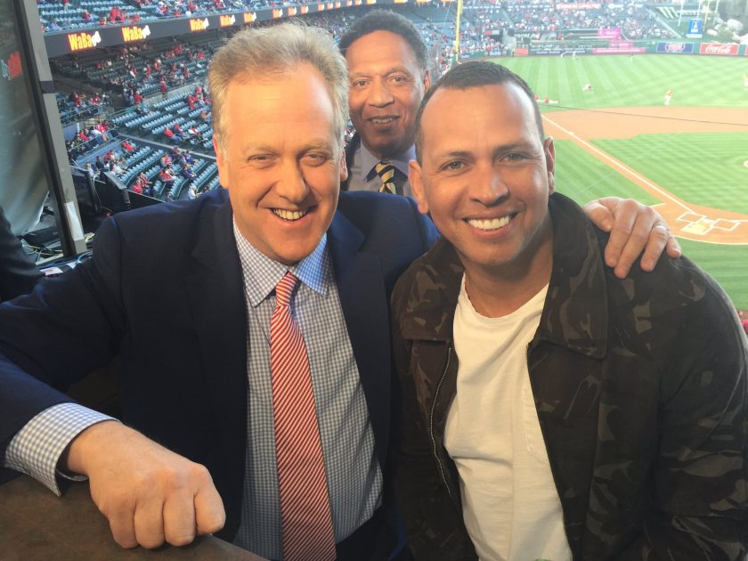 Star-studded affair in New York Yankees booth in Anaheim (Photo)
