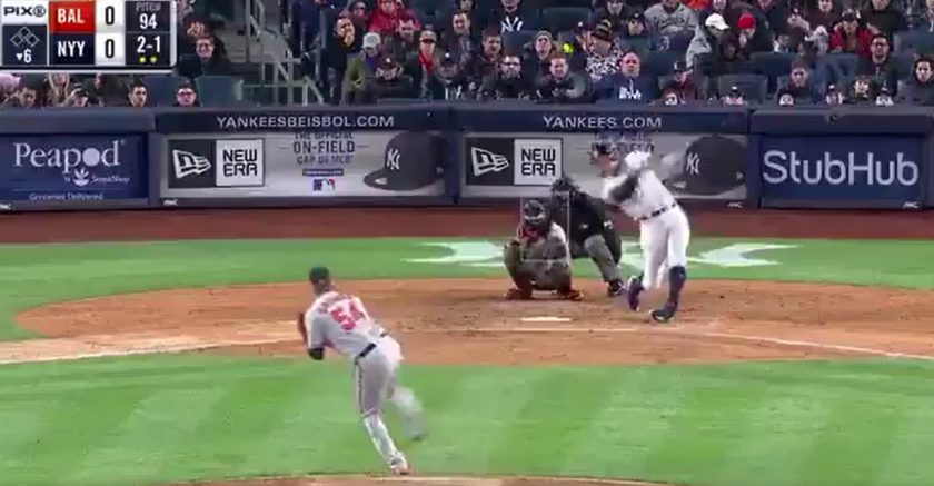 Video: Aaron Judge continues domination against Orioles pitching