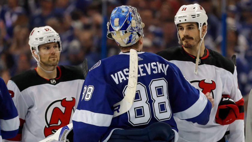 New Jersey Devils fall to Lightning, 3-1, eliminated from playoffs (Highlights)