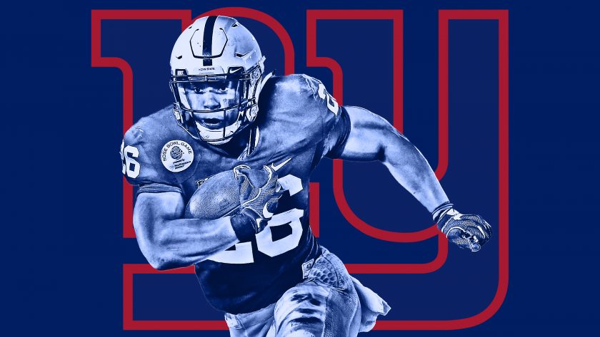 New York Giants select Saquon Barkley with the 2nd pick in NFL Draft