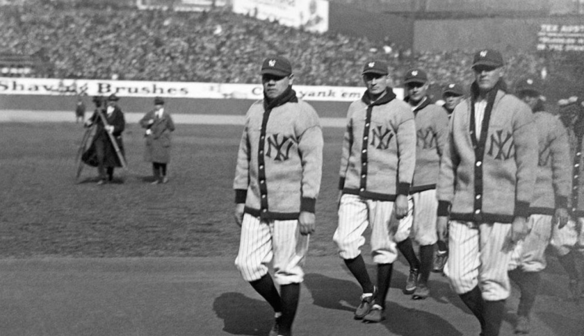 New York Yankees 1923 sweaters may have been their power source