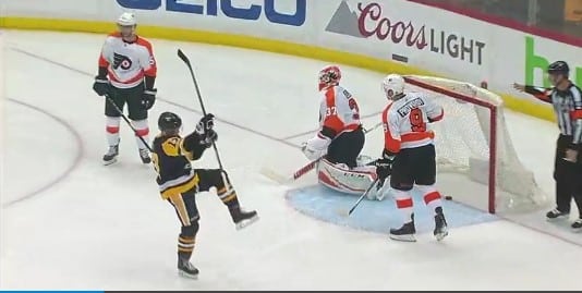 NHL: Penguins start Stanley Cup Playoffs hot vs Flyers (Video)