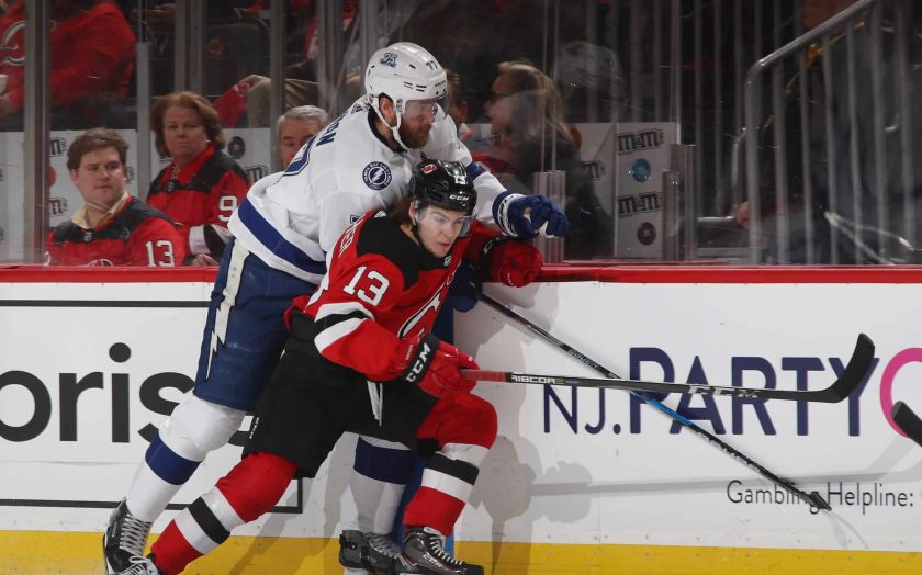 Victor Hedman apologizes for spear on New Jersey Devils rookie Nico Hischier