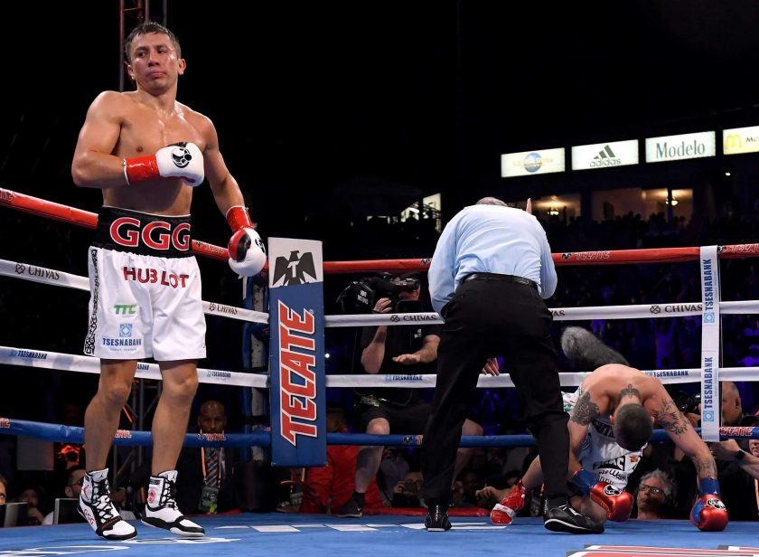 Gennady Golovkin delivers second-round knockout of Vanes Martirosyan