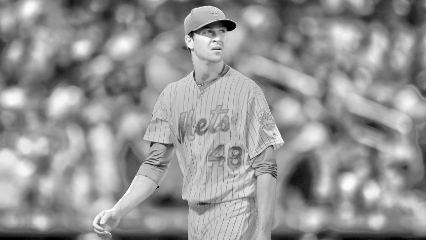 New York Mets SP Jacob deGrom exits Braves start with hyperextended elbow (Video)