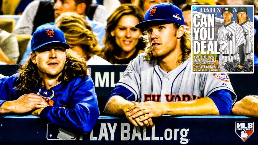 New York Mets: NYDN disturbs fans with deGrom, Syndergaard in pinstripes