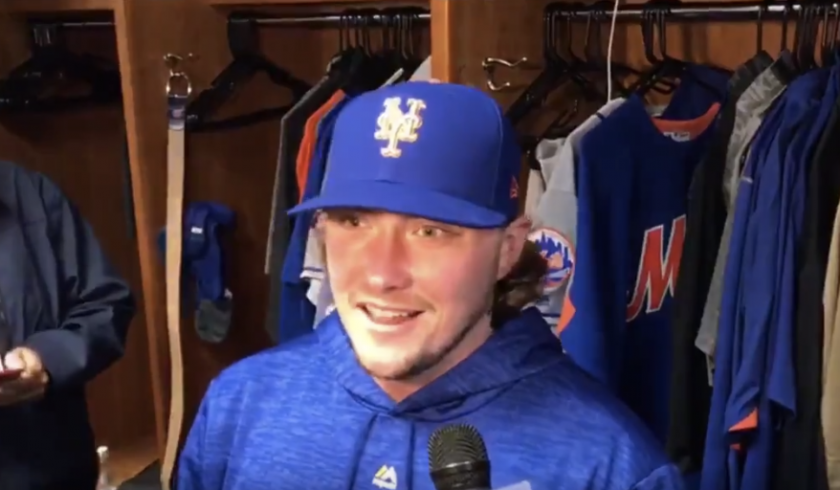 New York Mets’ P.J. Conlon hilariously hung up on MLB call-up notification (Video)