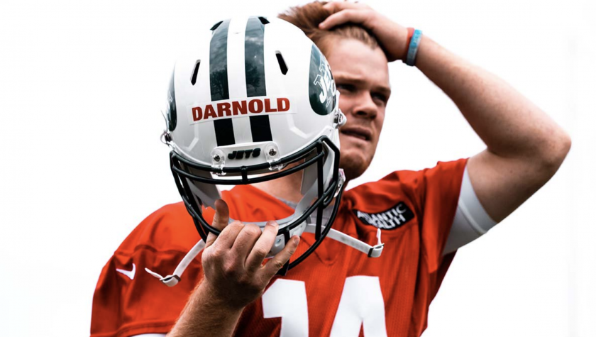 New York Jets QB Sam Darnold throws 2 beautiful passes in practice (Video)