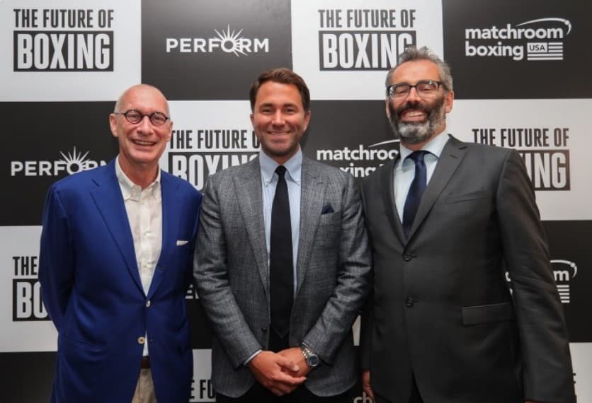 Matchroom Boxing and Perform Group sign boxing’s first billion-dollar deal