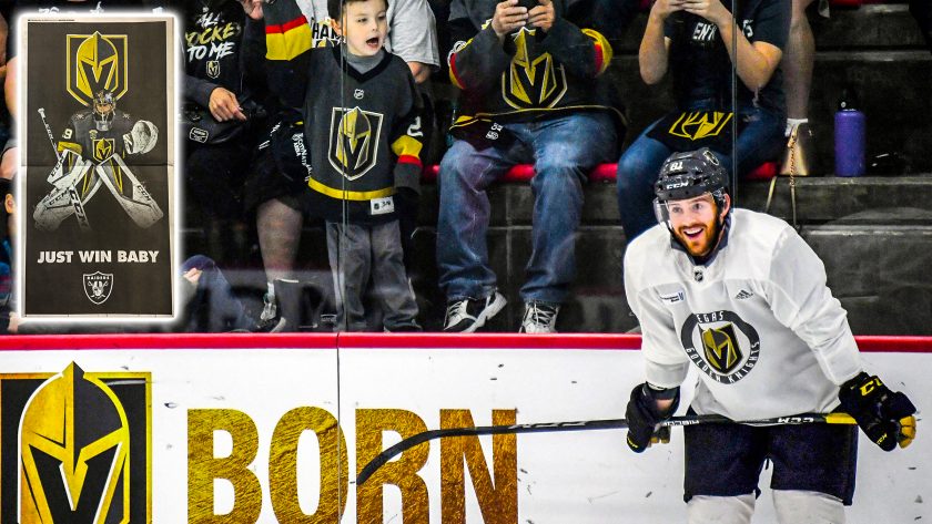 Oakland Raiders wish the Vegas Golden Knights good luck in the Stanley Cup Final