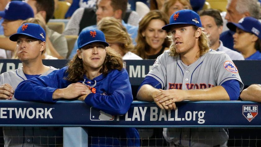 New York Mets Jacob deGrom Noah Syndergaard