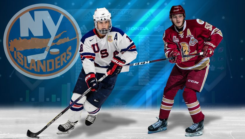 New York Islanders use both picks, select Oliver Wahlstrom & Noah Dobson