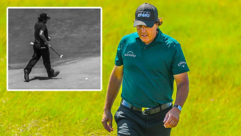 U.S. Open: Phil Mickelson melts down on the Shinnecock green (Video)