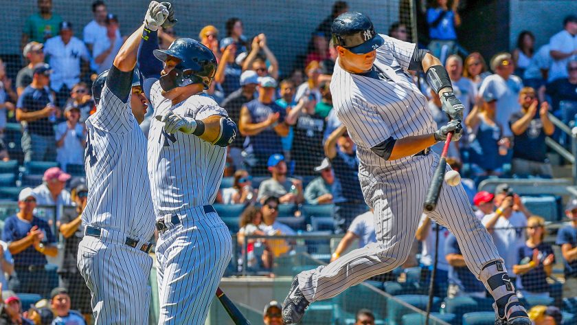 New York Yankees’ Giancarlo Stanton, Gary Sanchez go back-to-back in win (Video)