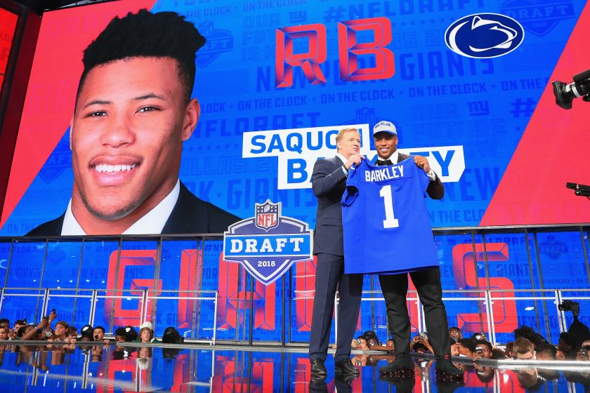 New York Giants: Saquon Barkley, Will Hernandez in PFF top 20 newcomers