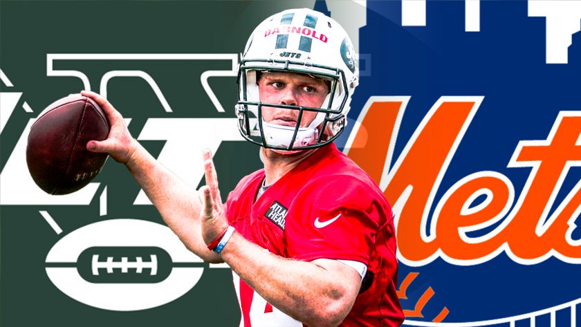 New York Jets QB Sam Darnold chooses the Mets as his baseball team