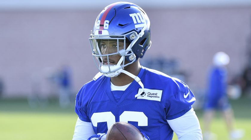 New York Giants RB Saquon Barkley is already a big hit at training camp
