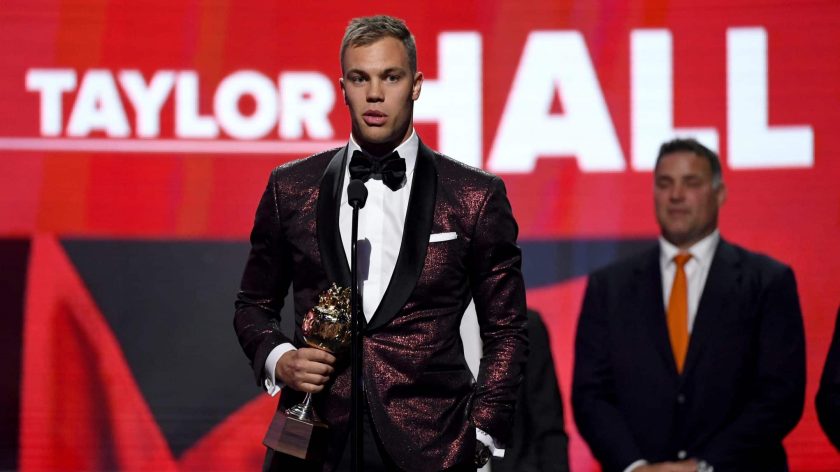 New Jerseys Devils W Taylor Hall given 15/1 odds to repeat as MVP