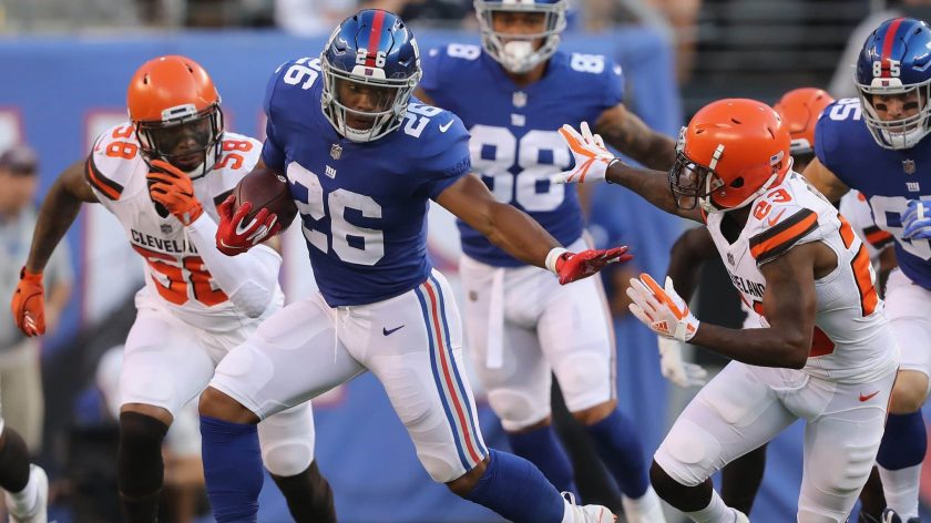 New York Giants RB Saquon Barkley fully practicing again