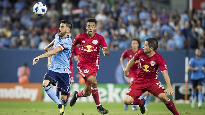 NYCFC draw with Red Bulls in the Hudson River Derby, 1-1 (Highlights)