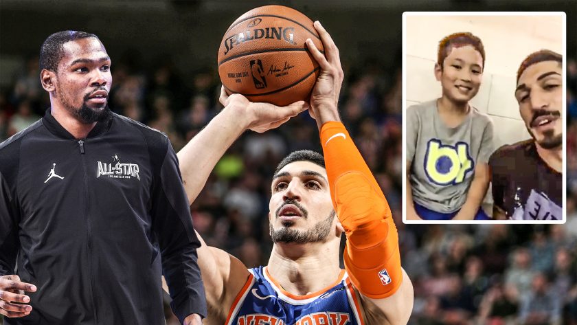 New York Knicks’ Enes Kanter wants kids to burn Kevin Durant gear (Video)