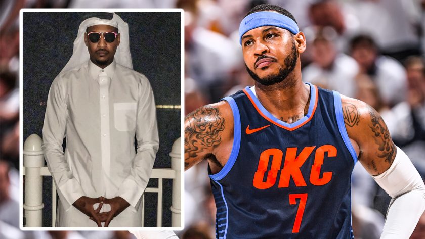 Carmelo Anthony posts spiritual photo on Instagram while in Qatar