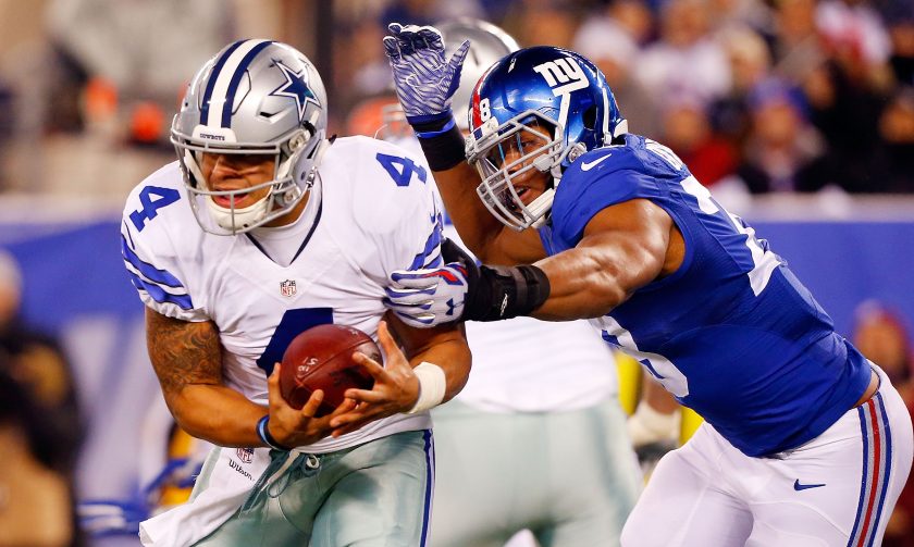 New York Giants waive Romeo Okwara, sign John Jenkins