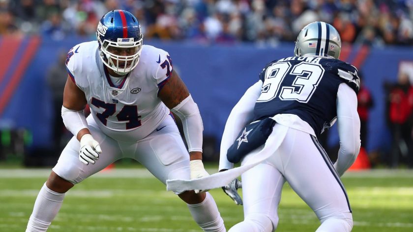 New York Giants finally bench Ereck Flowers in favor of Chad Wheeler