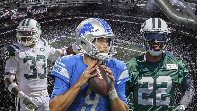 New York Jets secondary faces stiff test against Matthew Stafford