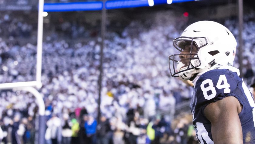 Penn State WR Juwan Johnson defies gravity to make catch (Video)