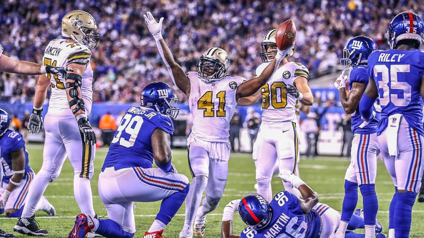 New York Giants can’t stop Alvin Kamara, New Orleans Saints, 33-18 (Highlights)