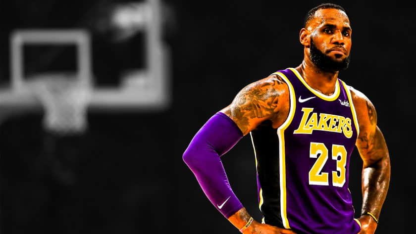 What could LeBron James losing his patience look like?