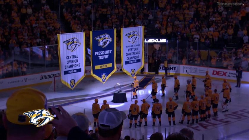 Nashville raises 3 banners