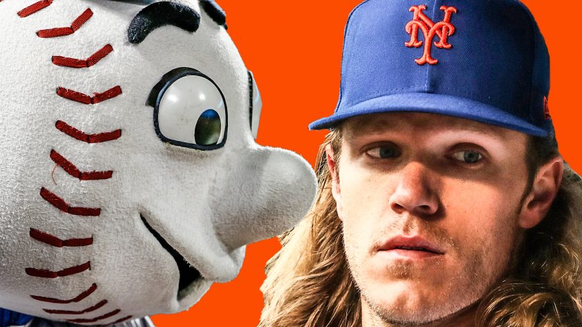 New York Mets SP Noah Syndergaard continues bitter feud with Mr. Met
