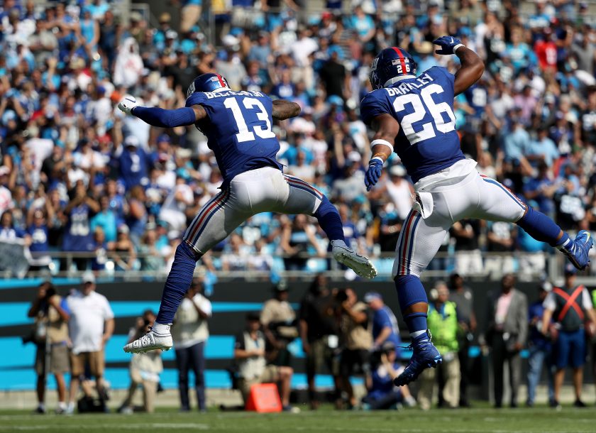New York Giants: Saquon Barkley, OBJ combine for stellar touchdown