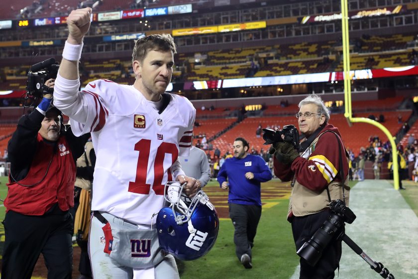 Eli Manning’s five best career games vs the Redskins