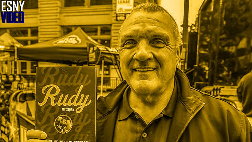 On the Scene: ESNY exclusive with Notre Dame legend Rudy Ruettiger (Video)