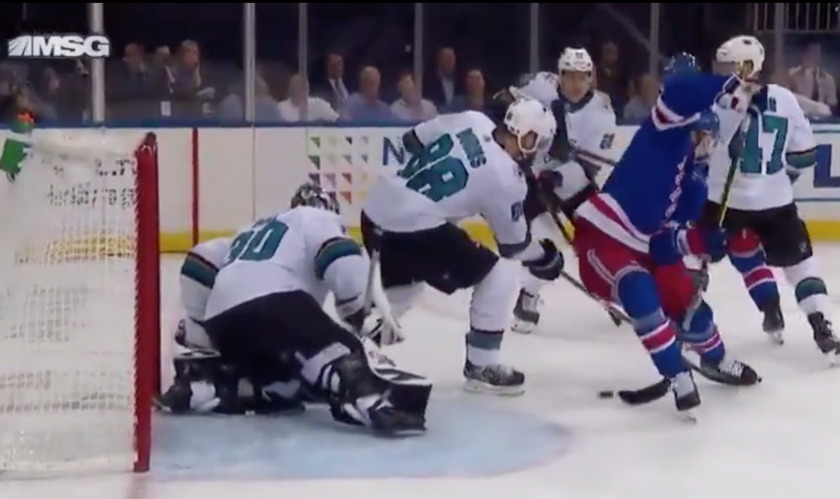 New York Rangers: Brett Howden scores ridiculous goal to tie game (Video)