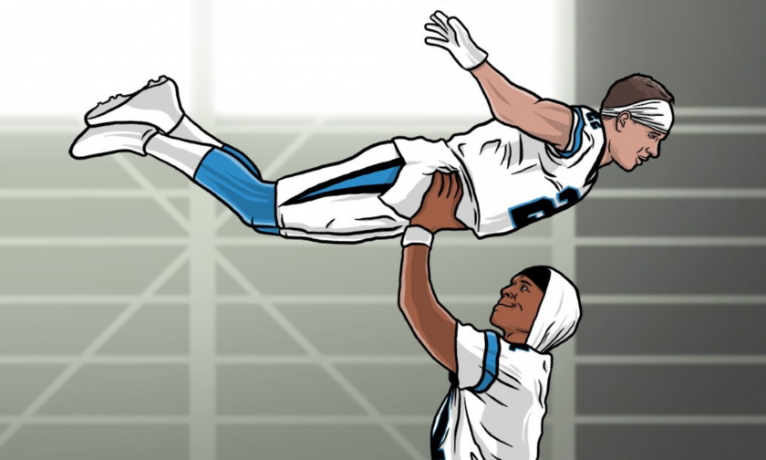 Panthers troll New York Giants with Super Bowl commercial parody